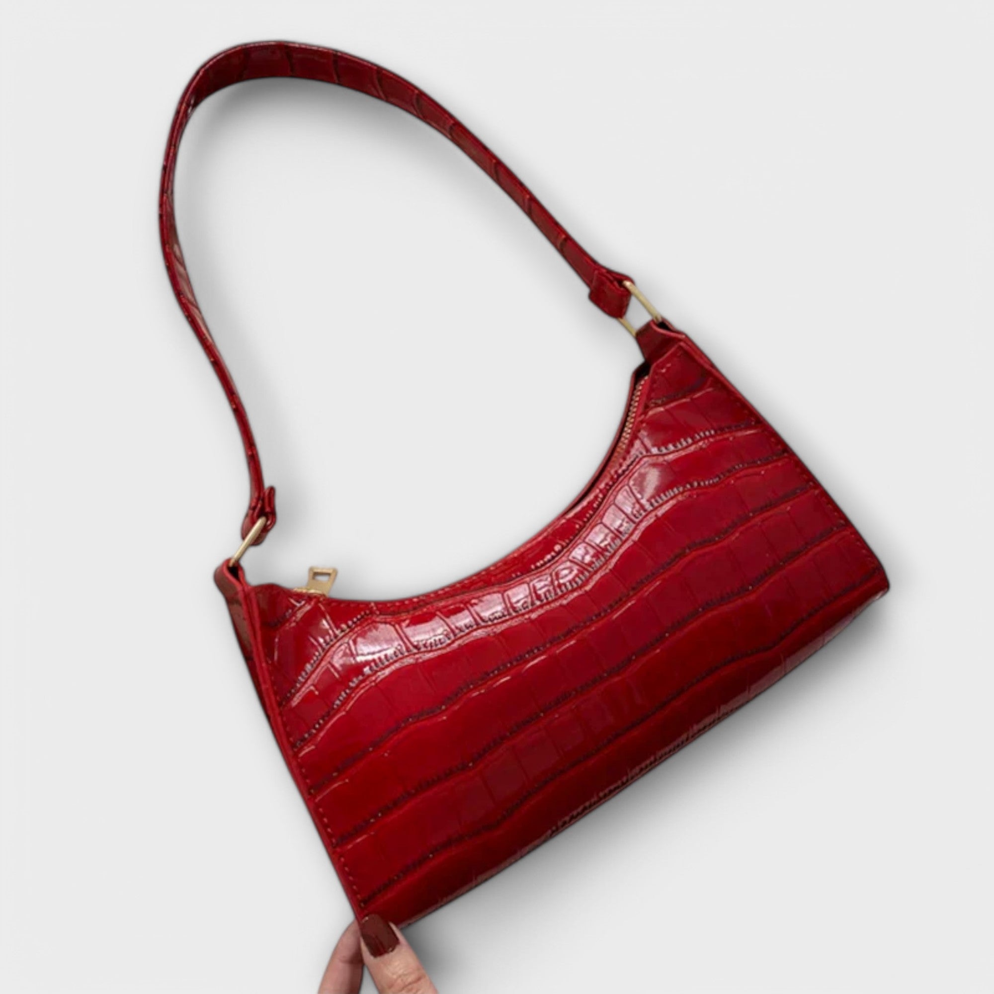 Gianna Boutique - Sac en cuir brillant