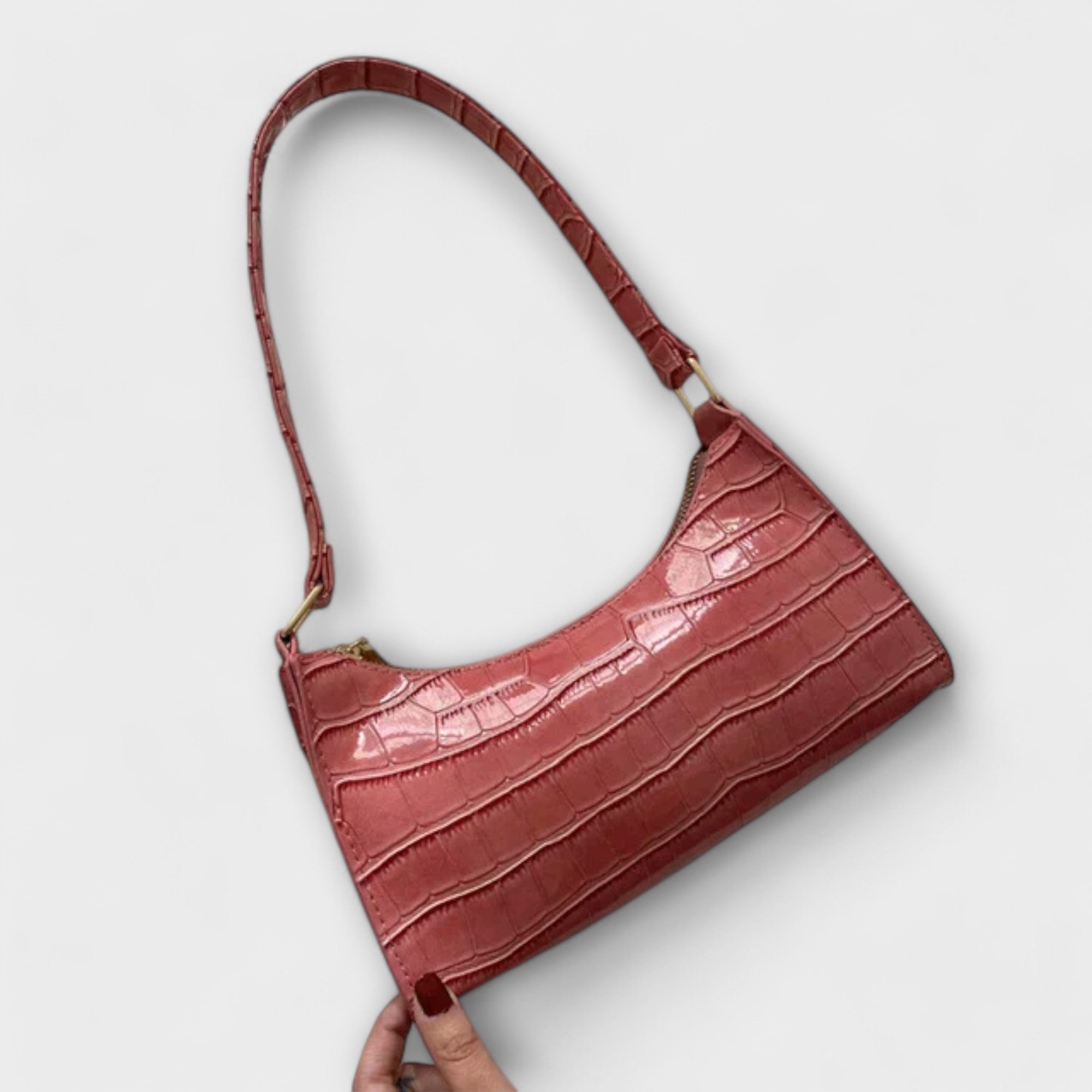 Gianna Boutique - Sac en cuir brillant