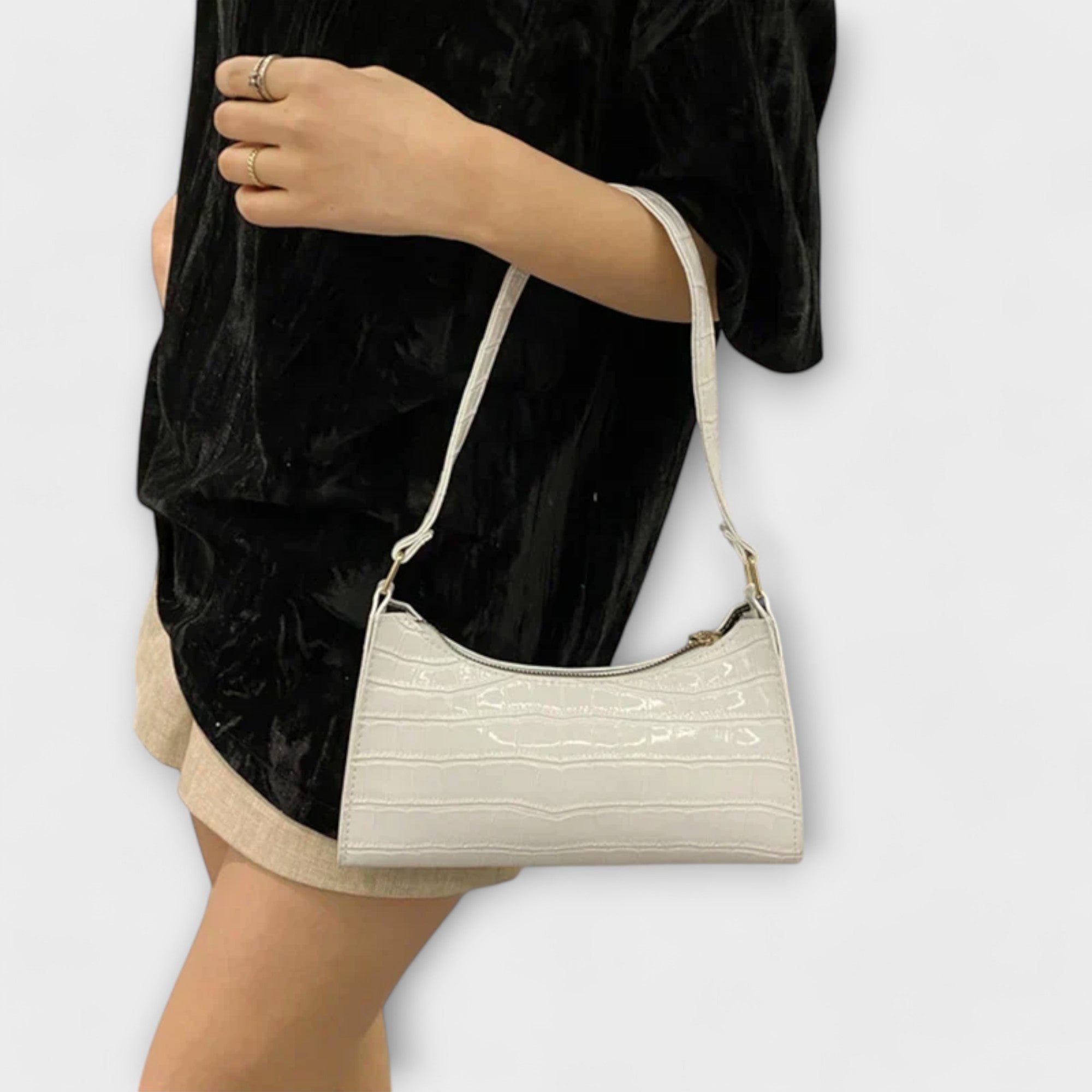 Gianna Boutique - Sac en cuir brillant