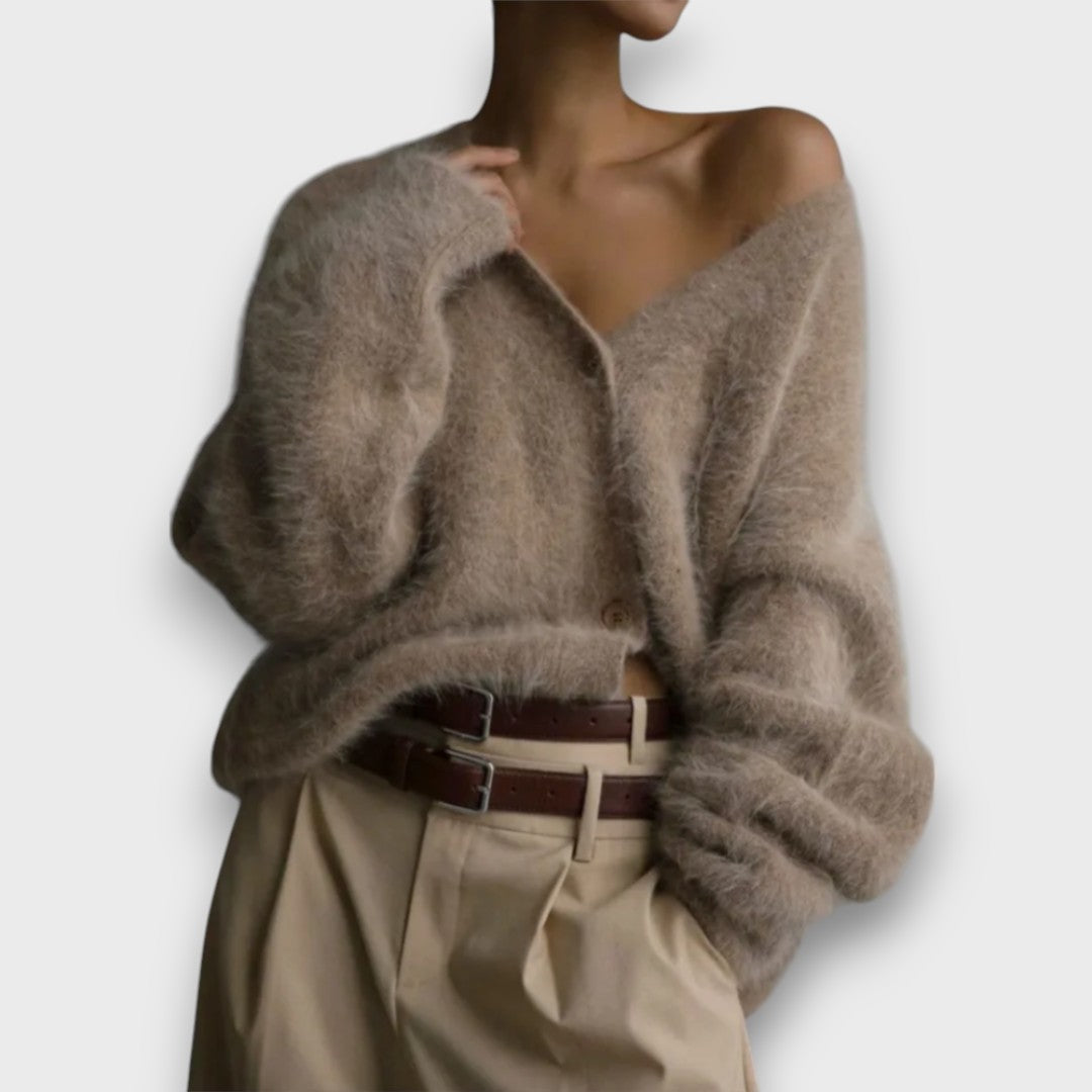 Laria – Cardigan doux à coupe classique