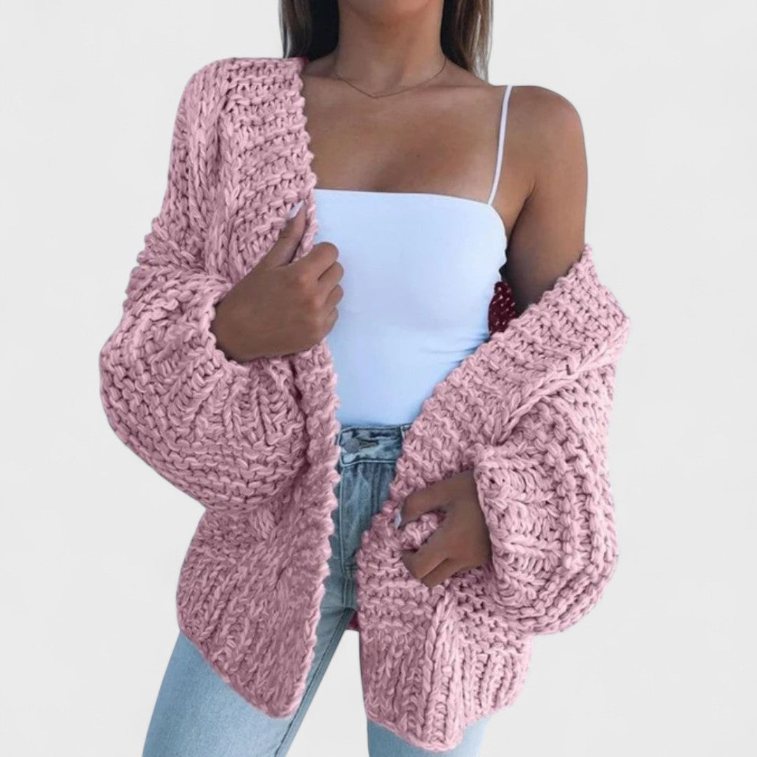 Eleanor - Cardigan décontracté en grosse maille